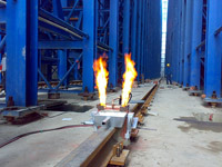 亚洲铝业工业城德马格智能天车轨道焊接中