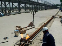 中国港湾马来西亚民都鲁轨道焊接工程